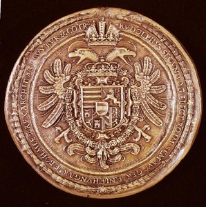 皇帝ルドルフ2世のシール（1552-1612）1603